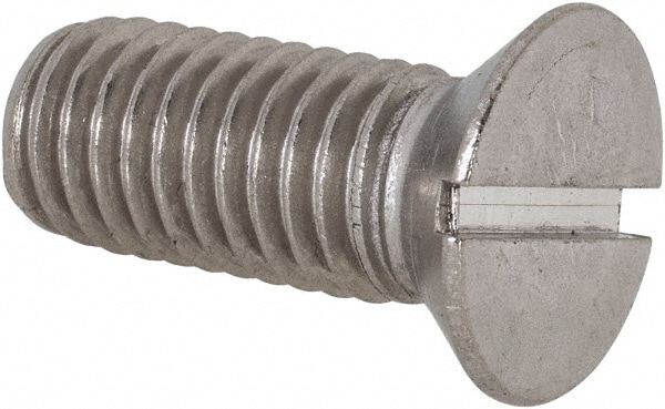 Value Collection R63066166 Machine Screw: 1/2-13 x 1-1/4", Flat Head, Slotted Image