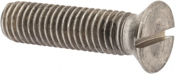 Value Collection R63066244 Machine Screw: 1/2-13 x 2", Flat Head, Slotted Image