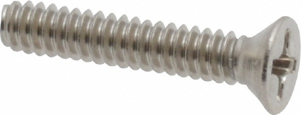 100 Pcs #6-32 X 3/4" Flat Head Phillips Machine Screws – Stainless Steel 18-8