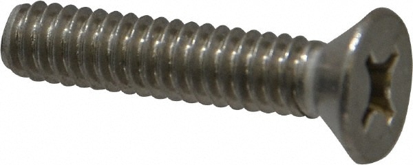 Value Collection R63068489 Machine Screw: 1/4-20 x 1-1/4", Flat Head, Phillips Image