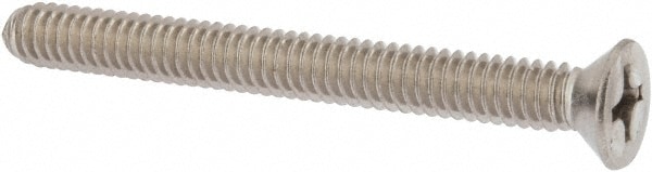 Value Collection R63068244 Machine Screw: 1/4-20 x 2-1/2", Flat Head, Phillips Image