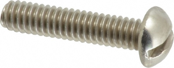 Value Collection R63068480 Machine Screw: #12-24 x 1", Round Head, Slotted Image