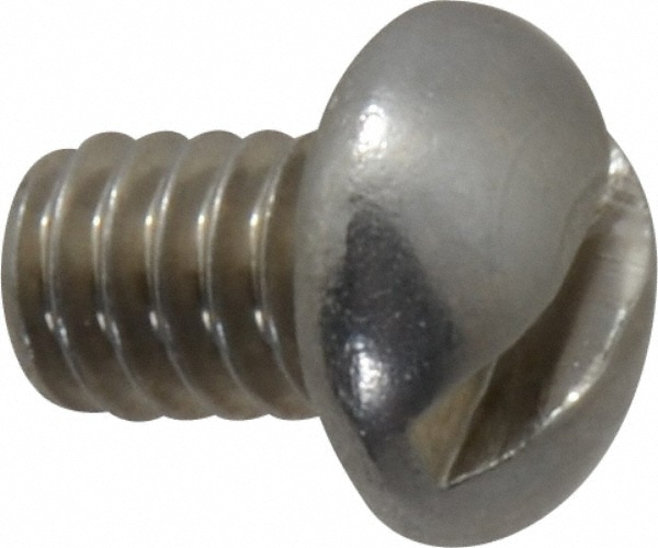 Value Collection R63068644 Machine Screw: 1/4-20 x 3/8", Round Head, Slotted Image