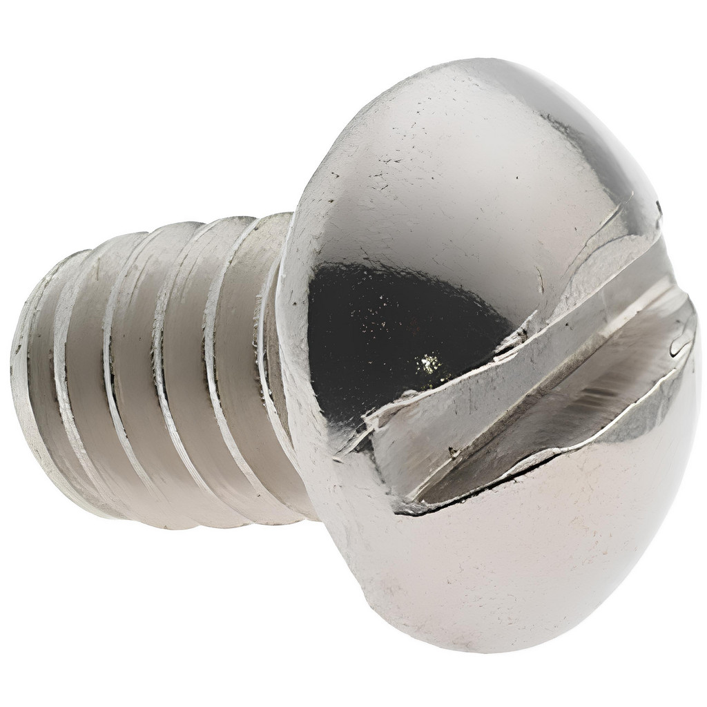 Value Collection R63068644 Machine Screw: 1/4-20 x 3/8", Round Head, Slotted Image