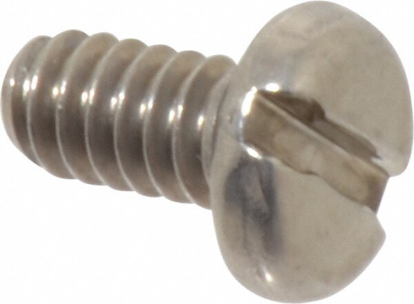 Value Collection MSC-67569525 #10-24 UNC, 3/8" Length Under Head Slotted Drive Machine Screw Image