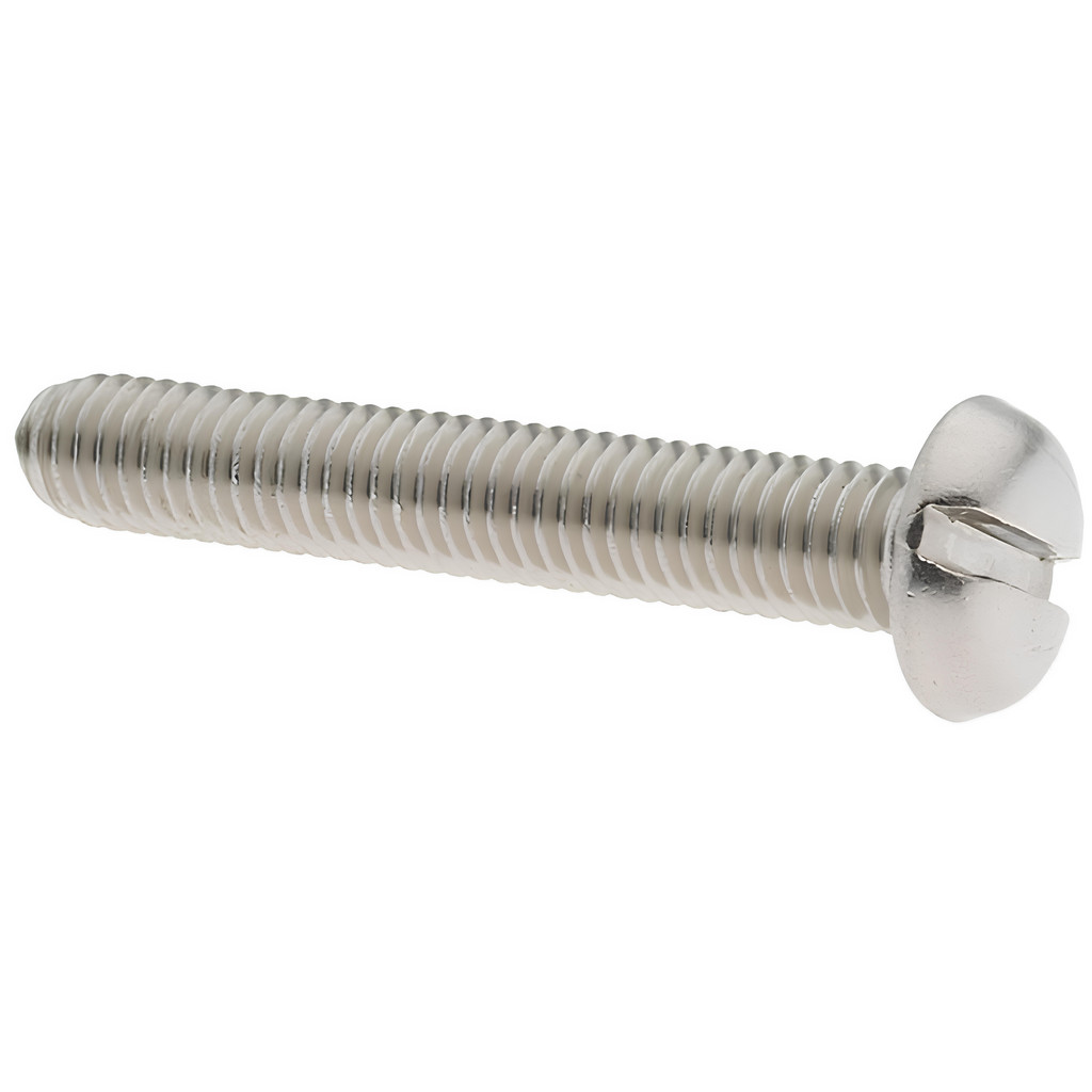 Value Collection R63034444 Machine Screw: #10-32 x 1-1/4", Pan Head, Slotted Image