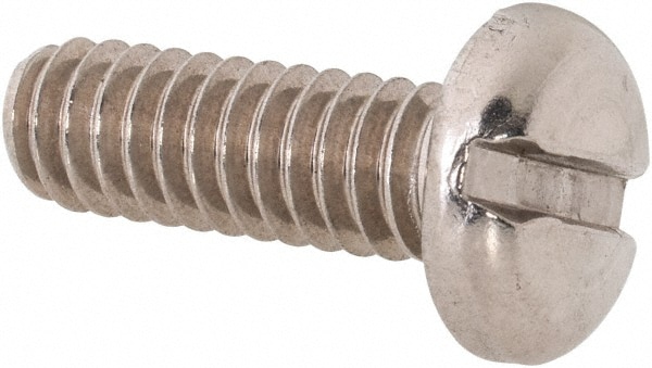 Value Collection R63034282 Machine Screw: 1/4-20 x 3/4", Pan Head, Slotted Image