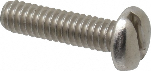 Value Collection R63034220 Machine Screw: 1/4-20 x 1", Pan Head, Slotted Image