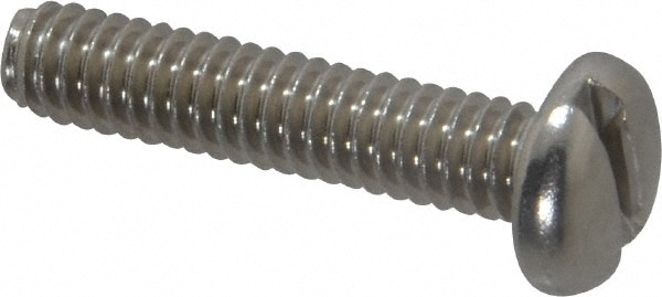 Value Collection R63034266 Machine Screw: 1/4-20 x 1-1/4", Pan Head, Slotted Image