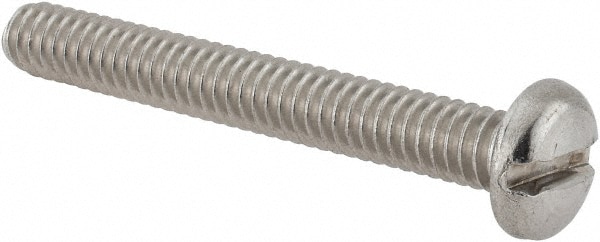 Value Collection R63034445 Machine Screw: 1/4-20 x 2", Pan Head, Slotted Image