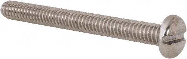 Value Collection R63034481 Machine Screw: 1/4-20 x 2-1/2", Pan Head, Slotted Image