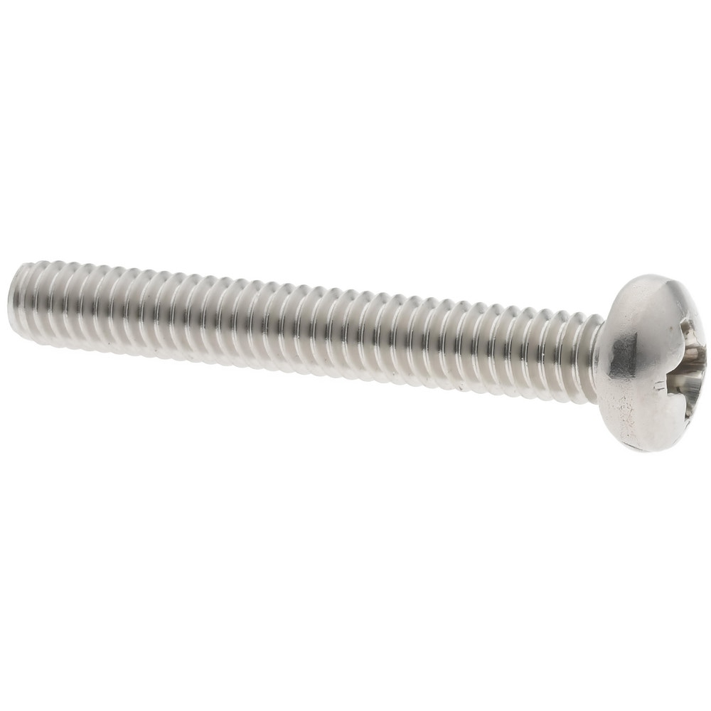 Value Collection - Machine Screw: #8-32 x 1-1/4″ Length Under Head, Pan Head,  Phillips - 67571687 - MSC Industrial Supply