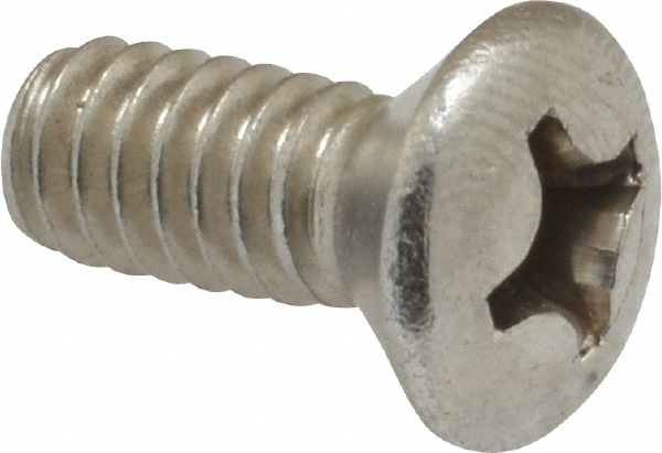 Value Collection R63034268 Machine Screw: 1/4-20 x 5/8", Oval Head, Phillips Image