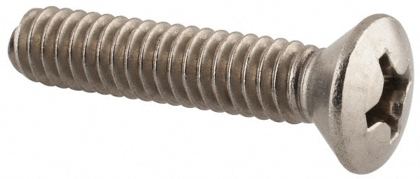 Value Collection R63034482 Machine Screw: 1/4-20 x 1-1/4", Oval Head, Phillips Image