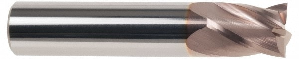 SGS 31248 Square End Mill: 1/2 Dia, 5/8 LOC, 1/2 Shank Dia, 2-1/2 OAL, 4 Flutes, Solid Carbide Image