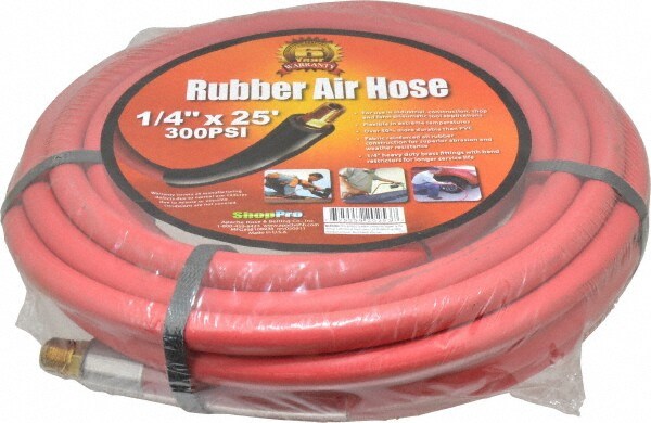 Multipurpose Air Hose: 1/4" ID, 1/2" OD, 25'
