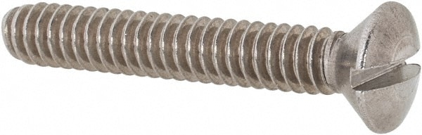 Value Collection R63030241 Machine Screw: #10-24 x 1-1/4", Oval Head, Slotted Image