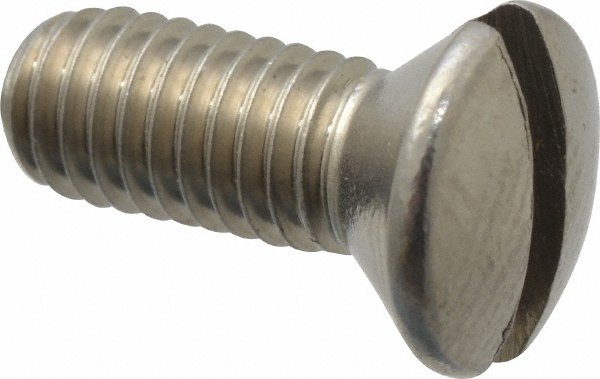 thumbnail image 2 of Fastenere 50 Pack #10-32 X 1 Inch Slotted Oval Head Machine Screws – 18-8 Stainless Steel 2 of 6