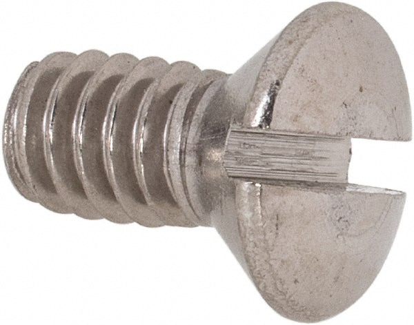 Value Collection R63030688 Machine Screw: 1/4-20 x 1/2", Oval Head, Slotted Image