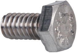 Value Collection 202842A Hex Head Cap Screw: 1/4-20 x 1/2", Grade 316 Stainless Steel Image