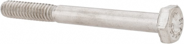 Value Collection R63036222 Hex Head Cap Screw: 1/4-20 x 2-1/2", Grade 316 Stainless Steel Image