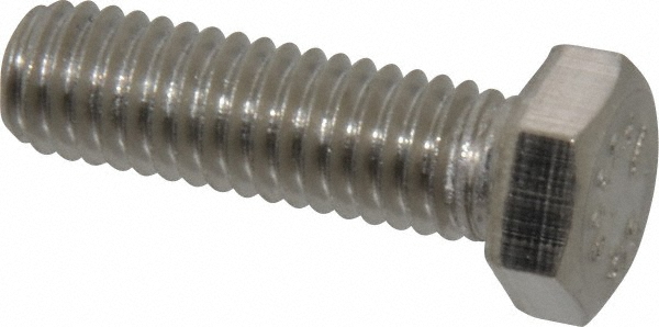 Value Collection 202975C Hex Head Cap Screw: 3/8-16 x 1-1/4", Grade 316 Stainless Steel Image