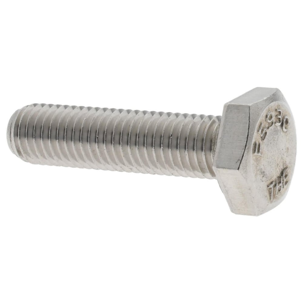 Value Collection - Hex Head Cap Screw: 1/4-28 x 1″, Grade 18-8 Stainless  Steel - 67577882 - MSC Industrial Supply