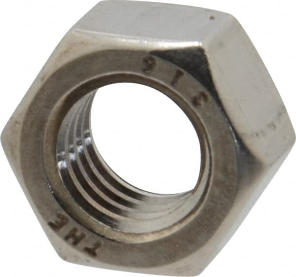 3//8 x 16 Top Lock Hex Nut 100 Qty Stainless Steel
