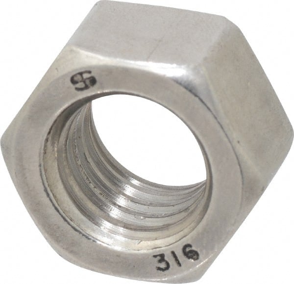 Set Of 4 X 1/4” Long 9/16 X 28 TPI UN Hex Nut Mild steel 15/16A/F 