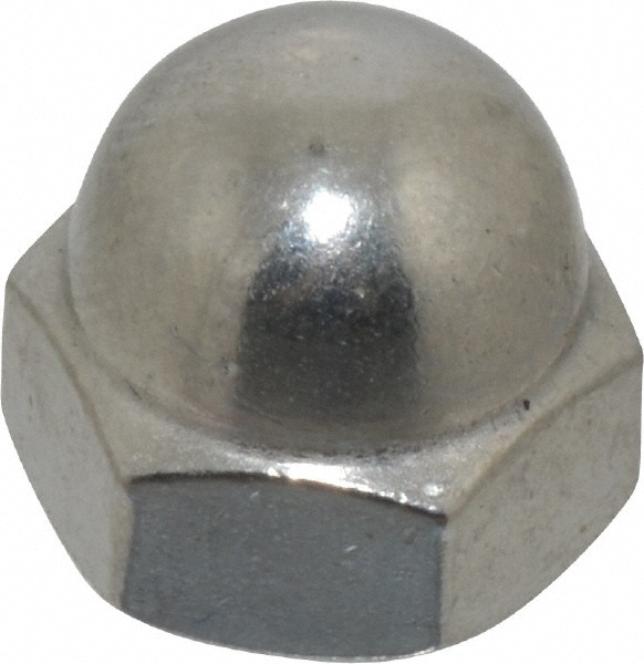 Value Collection R63081243 5/16-18" UNC, 9/16" Width Across Flats, Stainless Steel Acorn Nut Image