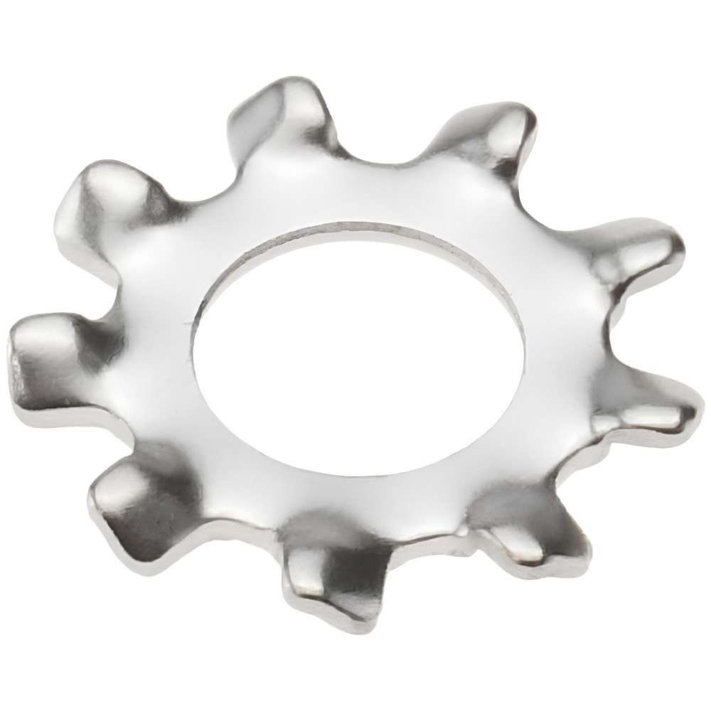 #8 Screw, 0.176" ID, Stainless Steel External Tooth Lock Washer