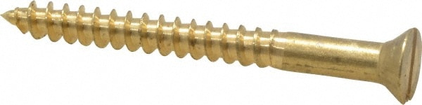 Value Collection 3RSWSF10200 #10, 2" OAL, Slotted Drive, Flat Head Wood Screw Image