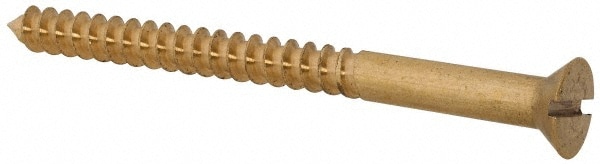 Value Collection R52000274 #10, 2-1/2" OAL, Slotted Drive, Flat Head Wood Screw Image