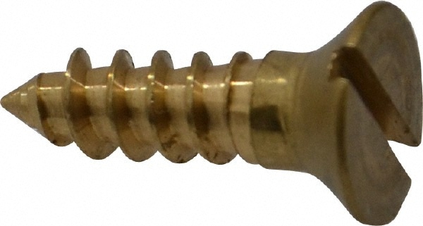 Value Collection R52000276 #12, 3/4" OAL, Slotted Drive, Flat Head Wood Screw Image