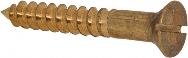 Value Collection 3RSWSF12108 #12, 1-1/2" OAL, Slotted Drive, Flat Head Wood Screw Image