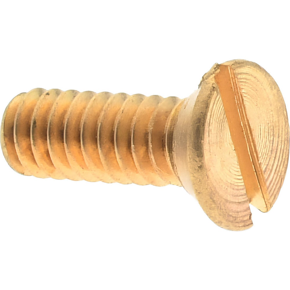 2-56 Brass Slotted Round Head Machine Screws