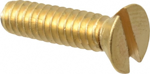 Value Collection R52000295 Machine Screw: #10-24 x 3/4", Flat Head, Slotted Image