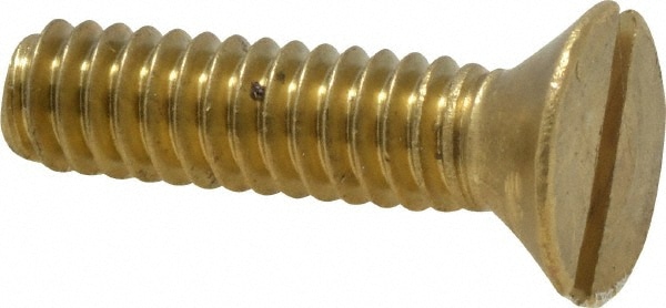 Value Collection R52000302 Machine Screw: 1/4-20 x 1", Flat Head, Slotted Image