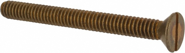 Value Collection 3RSMSF94C208 1/4-20 UNC, 2-1/2" OAL Slotted Drive Machine Screw Image