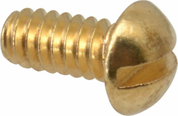 10  1"  x 5/32" whitworth brass  roundhead machine screws 