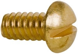 Value Collection R52000322 Machine Screw: #10-24 x 3/8", Round Head, Slotted Image