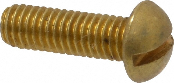 Value Collection 3RSMSR10F010 Machine Screw: #10-32 x 5/8", Round Head, Slotted Image