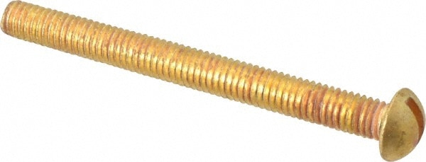 Value Collection 3RSMSR10F200 Machine Screw: #10-32 x 2", Round Head, Slotted Image