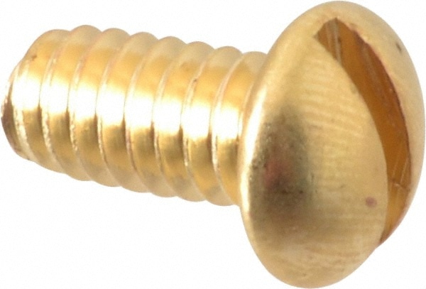 Value Collection R52000331 1/4-20 UNC, 1/2" Length Under Head Slotted Drive Machine Screw Image