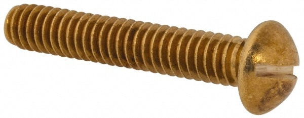 Value Collection R52000336 Machine Screw: 1/4-20 x 1-1/2", Round Head, Slotted Image