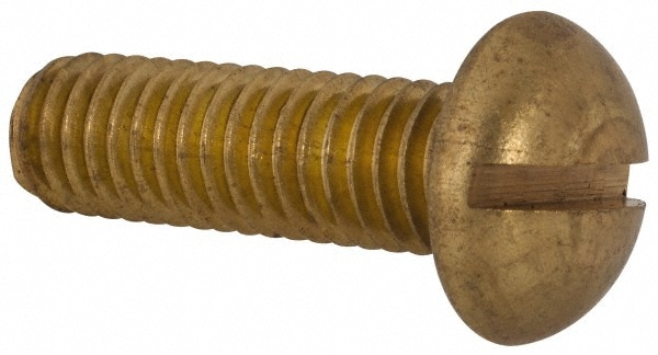 Value Collection R63094281 Machine Screw: 3/8-16 x 1-1/4", Round Head, Slotted Image