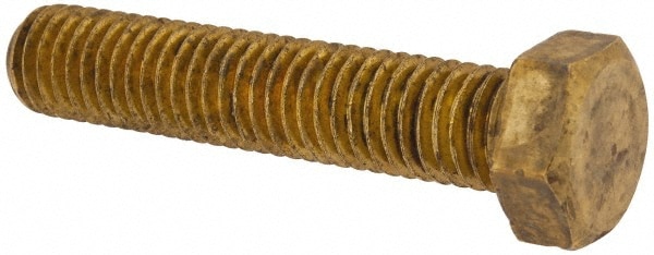 Value Collection R63092229 Hex Head Cap Screw: 1/2-13 x 2-1/2", Brass Image