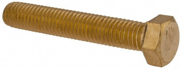 Value Collection R63092264 Hex Head Cap Screw: 1/2-13 x 3", Brass Image