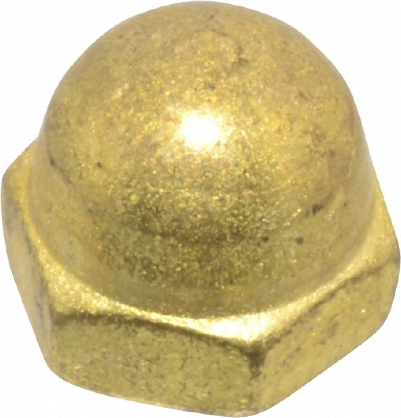 Value Collection R63092848 #6-32 UNC, 5/16" Width Across Flats, Uncoated, Brass Acorn Nut Image