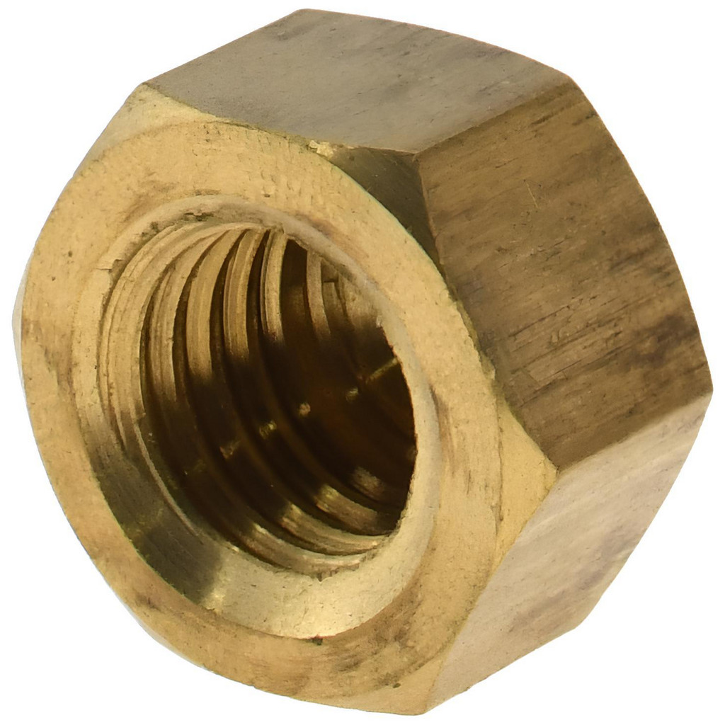 Value Collection R63092456 1/2-13" UNC, 3/4" Width Across Flats, Uncoated, Brass Acorn Nut Image